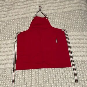 Crate&Barrel Oslo Red Kids Apron